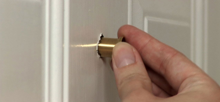 peephole door repair in Riverbank