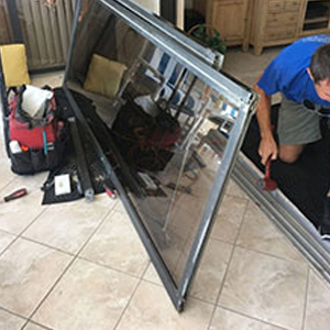 sliding glass door frame repair Riverbank